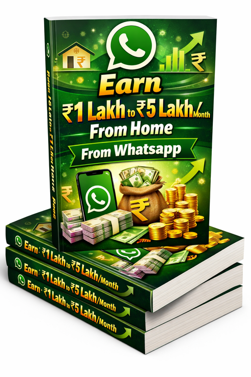 Earn Rupees 1 Lakh to 5 Lakh/Month From Home From WhatsApp